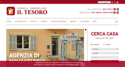 Desktop Screenshot of immobiliareiltesoro.it
