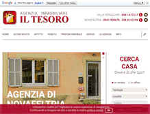 Tablet Screenshot of immobiliareiltesoro.it